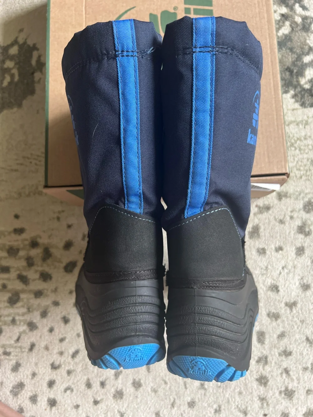 Kamik Rocket Kids’ Waterproof Winter Boots - Navy Blue